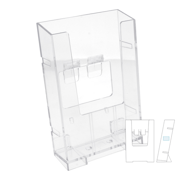 Brochure Holder 1/3 Din-A4 Transparent PS
